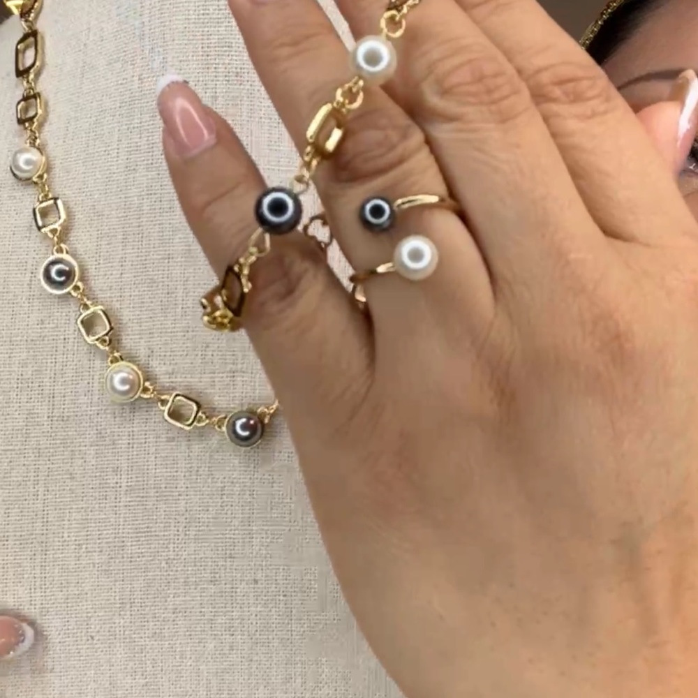 Set anillo gargantilla pulsera